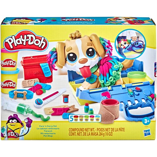 Масса для лепки Play-Doh Прием у ветеринара (F3639) 5 цв.