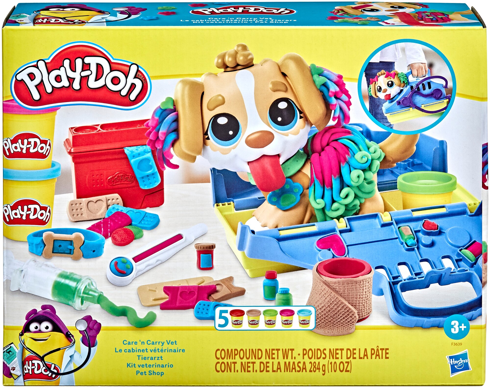 Масса для лепки Play-Doh Прием у ветеринара (F3639)