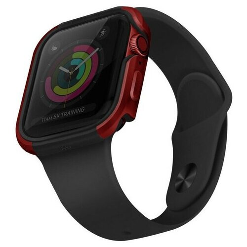 фото Чехол uniq valencia для apple watch 40 мм, цвет красный (40mm-valred)