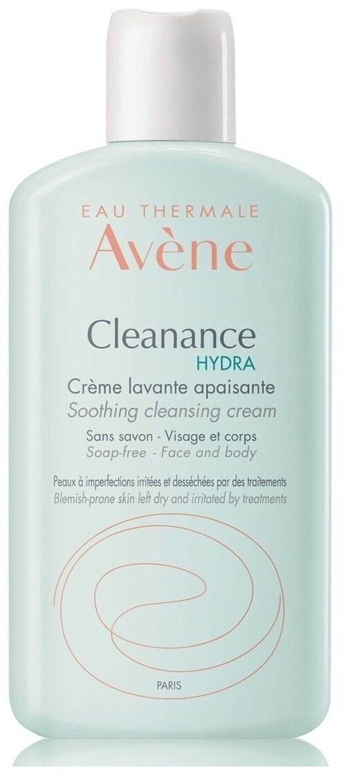 Avene Cleanance Hydra крем очищающий успокаивающий для проблемной кожи, 200 мл