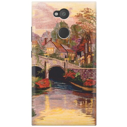 фото Re:pa накладка transparent для sony xperia l2 с принтом "вид на живописный мост"