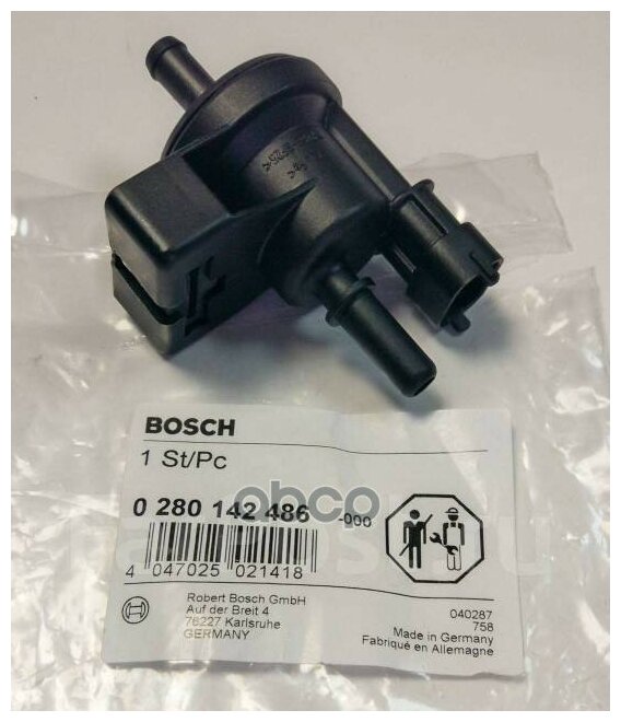 Клапан Испарения Топлива Bosch арт. 0280142486