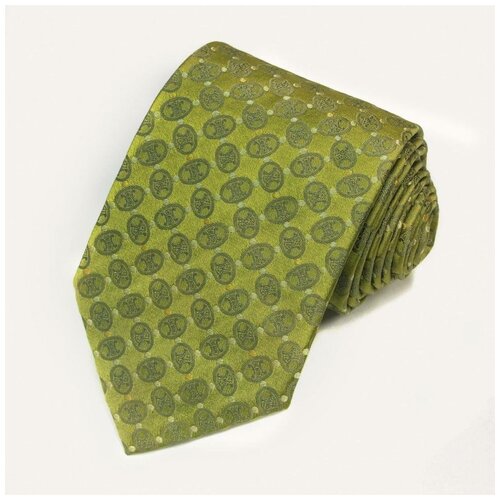 Ярко-неоновый галстук с дизайнерским рисунком по всей длине Celine 820392