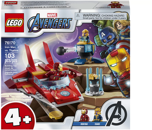 Конструктор LEGO Marvel Super Heroes 76170 Avengers Movie 4 Железный Человек против Таноса, 103 дет.