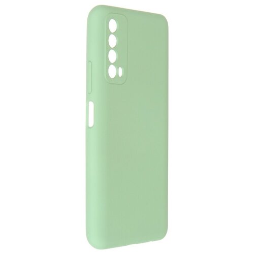 фото Чехол pero для huawei p smart 2021 liquid silicone green pcls-0062-gn