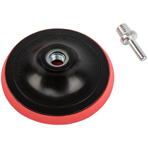 Насадка для дрели и УШМ с липучкой Сибртех 115 мм с адаптером c М14 на d8 76234 190₽