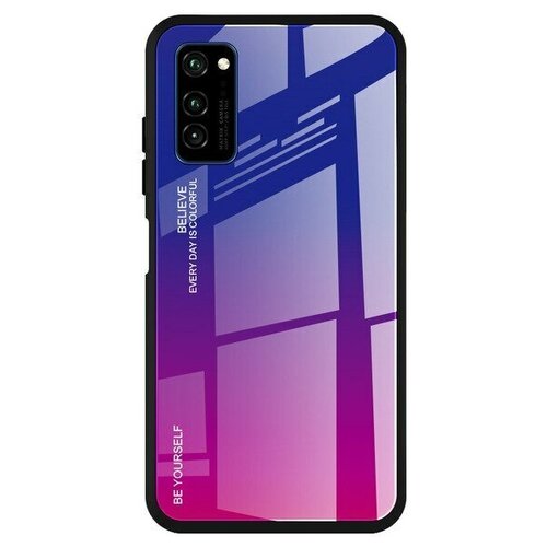 Чехол-бампер MyPads для Huawei Honor V30 Pro /View 30 Pro (OXF-AN10)/V30/Vera 30/View 30/Nova 6/Nova 6 5G стеклянный из закаленного стекла с эффе.