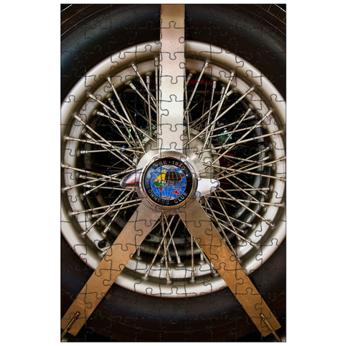 фото Магнитный пазл 27x18см."запасное колесо, колесо, торжество" на холодильник lotsprints