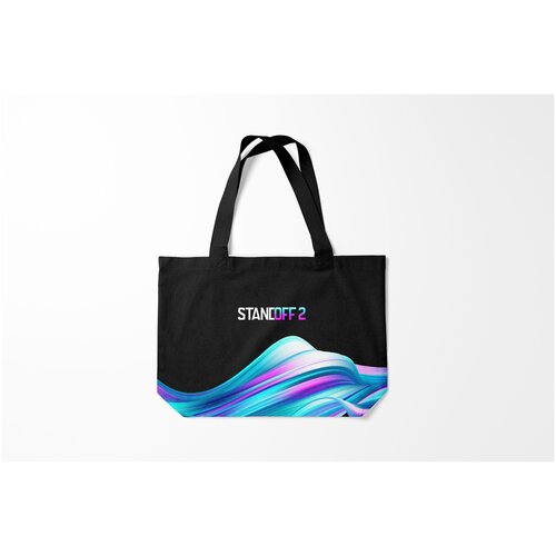 фото Сумка-шоппер / 46х35 см / геймерам / standoff 2 rush burnettie