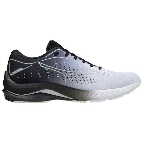 фото Беговые кроссовки mizuno wave rider 25 (osaka) white/white/silver (uk:9)