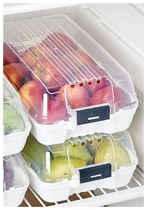 Контейнер-органайзер для холодильника, DD Style, 32,3х18,3х10,3 см