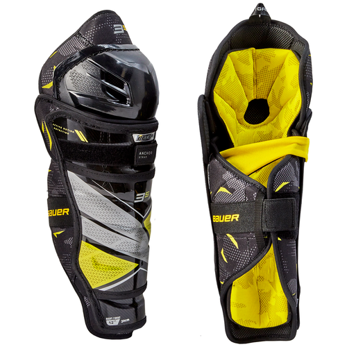 фото Щитки bauer supreme 3s shin guard int (14 дюйм.), черный