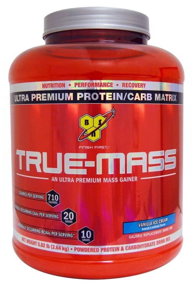 BSN True-Mass 2640 гр. 5.82lb (BSN) Ванильное мороженое