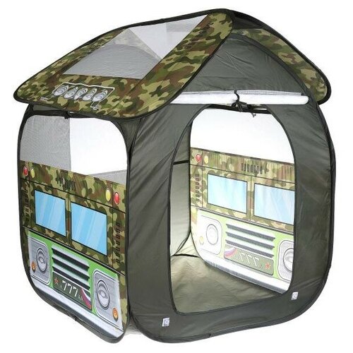 Палатка Играем вместе Военная GFA-MTR-R, зелeный палатки домики играем вместе детская игровая палатка синий трактор gfa bt 2 r
