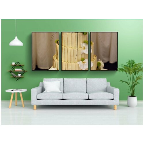 фото Набор модулных постеров для интерьера "роман, годовщина, привлекательный" 60x90 см. в тубусе, без рамки lotsprints