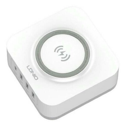 Зарядная станция на 4 порта/белый/док-станция