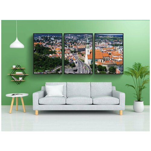 фото Набор модулных постеров для интерьера "братислава, словакия, собор святого мартина" 60x90 см. в тубусе, без рамки lotsprints