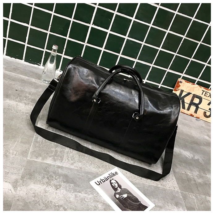 Сумка VINTAGE BAGS, 40 л, 27х29х50 см, черный - фотография № 7