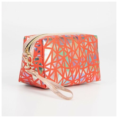 фото Косметичка на молнии, цвет красный нет бренда