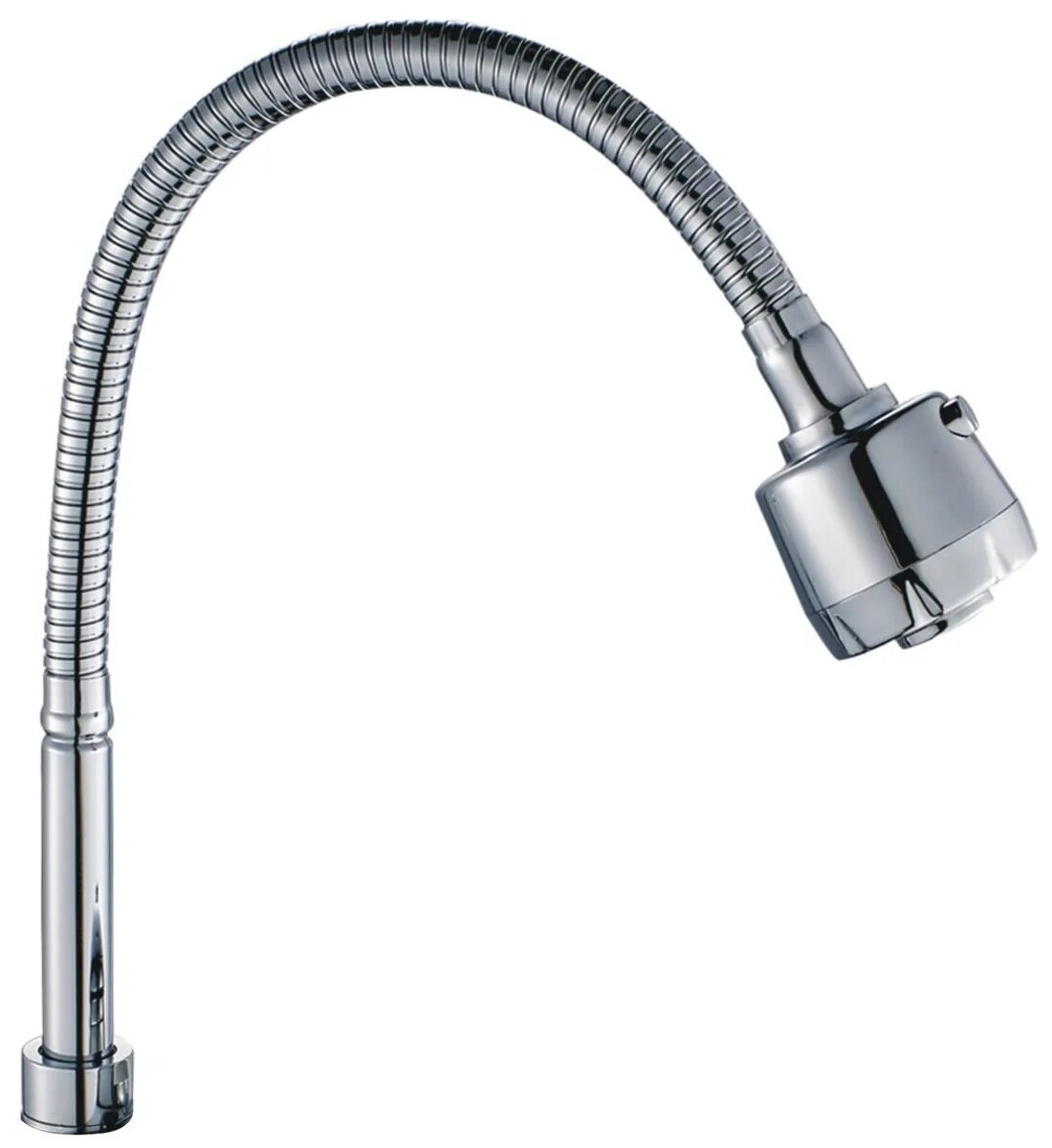 Haiba Излив гибкий для кухонного смесителя или водопроводн. крана 500мм,2 фазовый аэратор, хром, HB7176