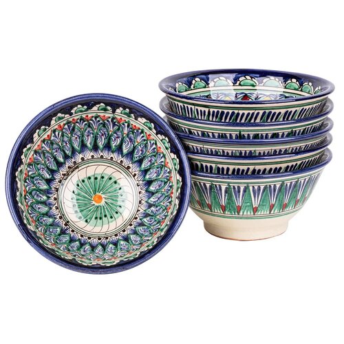 Коса узбекская большая 700 мл - 6 шт (Риштан синий)