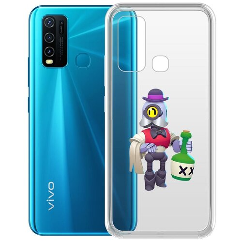 фото Чехол-накладка clear case brawl stars-барли для vivo y30 krutoff group