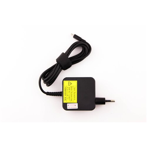 Блок питания для ноутбука Lenovo 20V 2.25A (Type-C) 45W ORG square genuine adxl65ycc3a 65w 20v 3 25a type c ac adapter for lenovo yoga 910 720 13ik 910 13ikb t480s t580 e580 t470s l380 e590