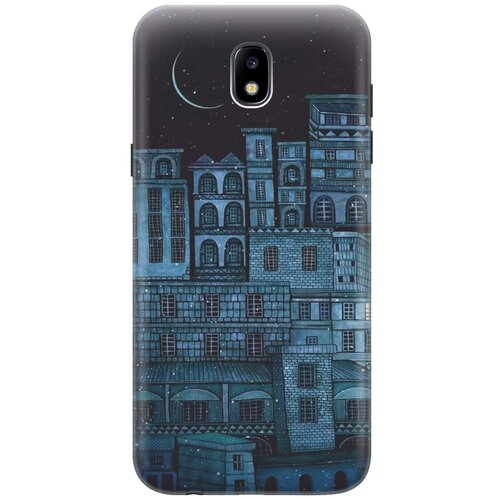 фото Re:paчехол - накладка artcolor для samsung galaxy j5 (2017) с принтом "ночь над городом"