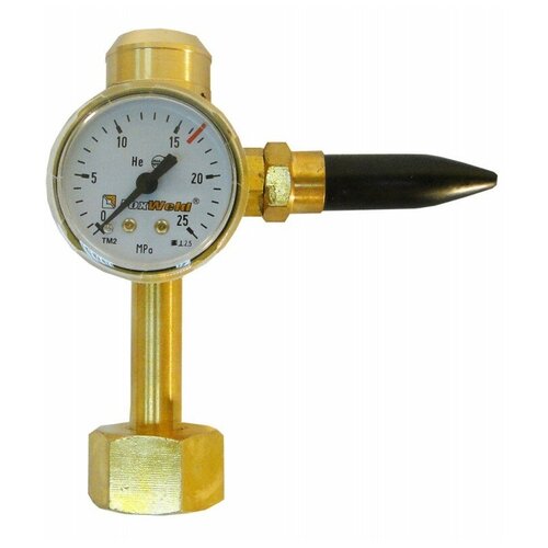 Редуктор BH600-He (гелиевый, 1 манометр, вентиль, пр-во FoxWeld) 4415