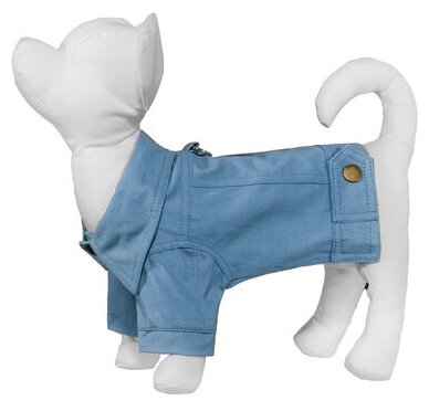Yami-Yami одежда Куртка для собак, голубая, L (спинка 35 см) нд28ос 51687-4, 0,125 кг