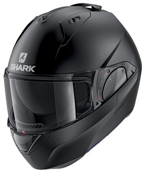 Шлем модуляр Shark EVO ES BLANK цвет Черный Матовый