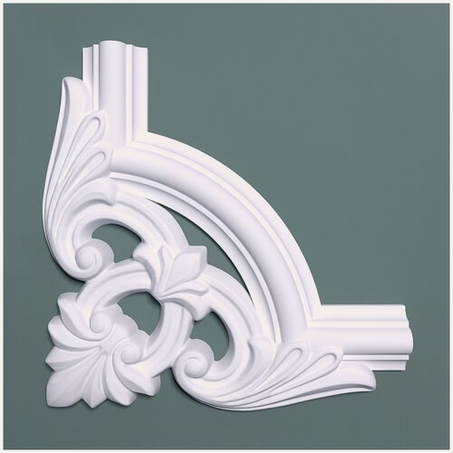 Изображение товара Декоративный угол ударопрочный У2 к молдингу bello deco M12 белый.