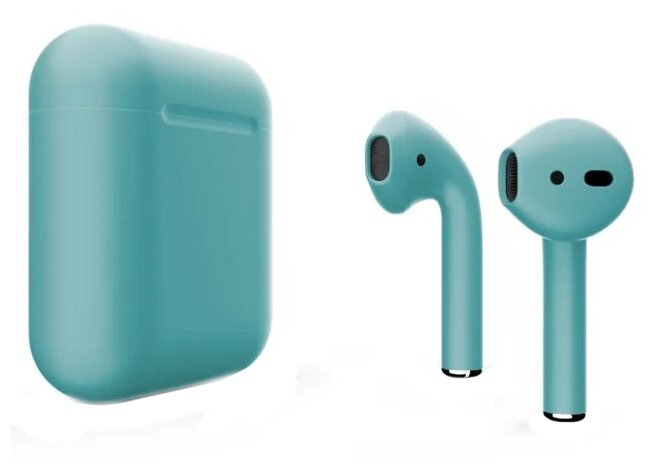 Наушники Apple AirPods 2 Color (без беспроводной зарядки чехла) Бирюзовый матовый