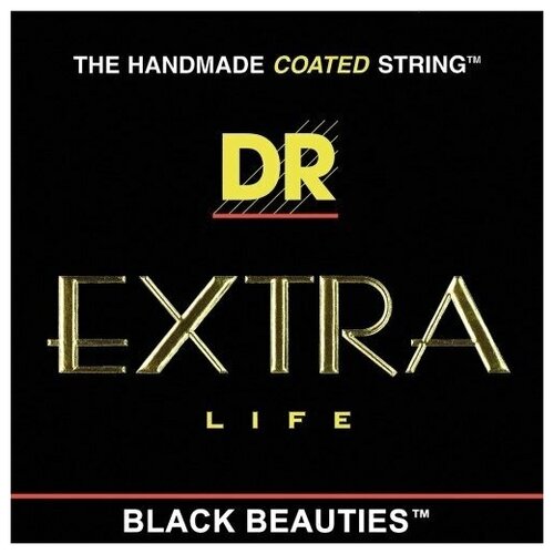 Струны для электрогитары DR String BKE-10/52 BLACK BEAUTIES струны для электрогитары dr string bke 12 black beauties