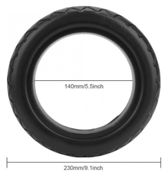 Литая бескамерная шина для самоката Xiaomi Mijia Electric Scooter m365 8 1/2х2 (8,5х2)