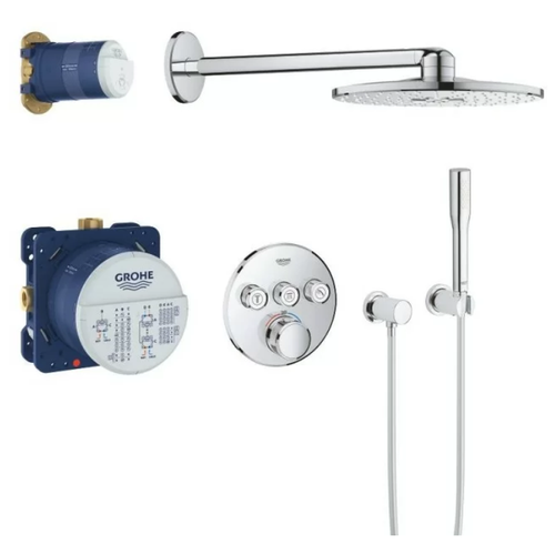 Душевая система с термостатом Grohe Rainshower SmartActive 34705000