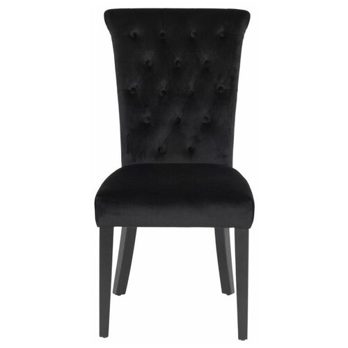 фото Стул велюр черный riv garda decor
