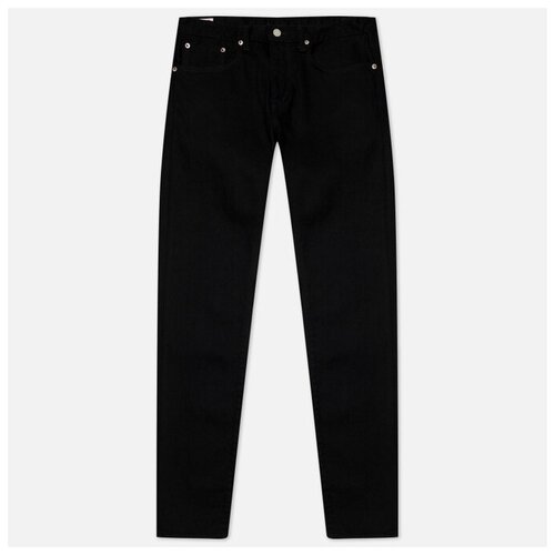 фото Мужские джинсы edwin slim tapered kaihara black stretch denim green x white selvage 1 чёрный , размер 31/32