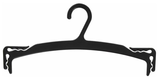 Вешалка для белья L=27, (фасовка 10 шт), цвет чёрный