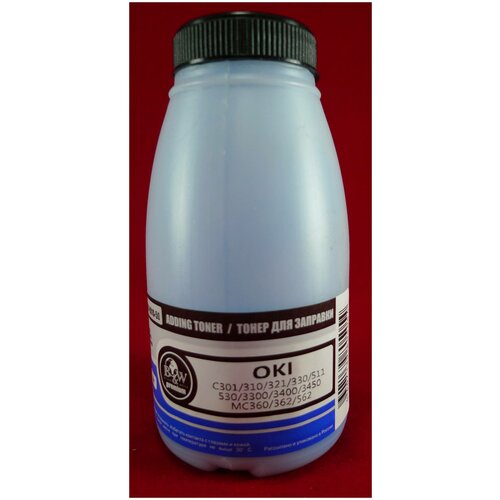 BW OPR-801C-50 тонер (OKI C301) голубой 50 гр (совместимый) bw opr 801y 50 тонер oki c301 желтый 50 гр совместимый