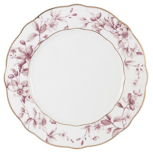 фото Тарелка обеденная anna lafarg emily "цветы" без инд. упаковки, 26.5 см (al-m2124_dp-e9)