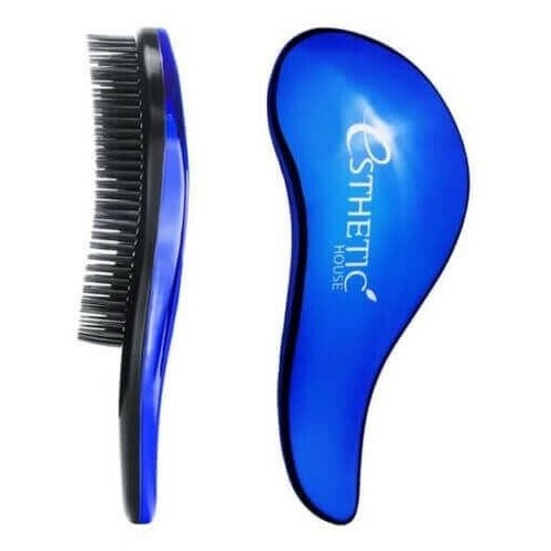 расческа для волос soda расчёска компактная hair comb with mirror brushandgo Расческа для волос Esthetic House синяя - Hair Brush For Easy Comb