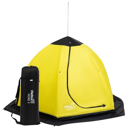 Палатка двухместная HELIOS NORD 2 утепленная, желтый/черный