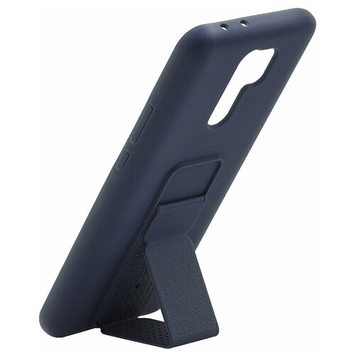 Чехол на Xiaomi Redmi 9 Kruche Magnetic Stand Midnight blue