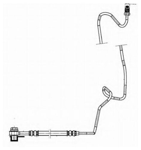 Шланг тормозной TRW phd942