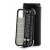 Чехол для iPhone 12 mini Skinarma Kotoba Black Strap, противоударная пластиковая накладка с ремешком, силиконовый бампер с рисуном, кейс с подставкой - изображение