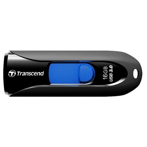 Комплект 3 штук, Флеш-память Transcend JetFlash 790, 16Gb, USB 3.1 G1, ч/син, TS16GJF790K флеш диск transcend 64gb jetflash 790 ts64gjf790k usb3 0 черный