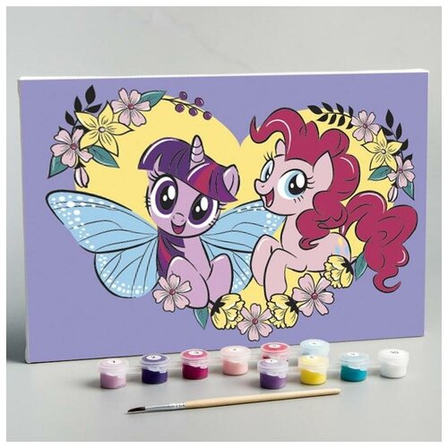 Картина по номерам «Сердце», My Little Pony, 20 х 30 см сима ленд картина по номерам сердце my little pony 30 х 20 см разноцветный