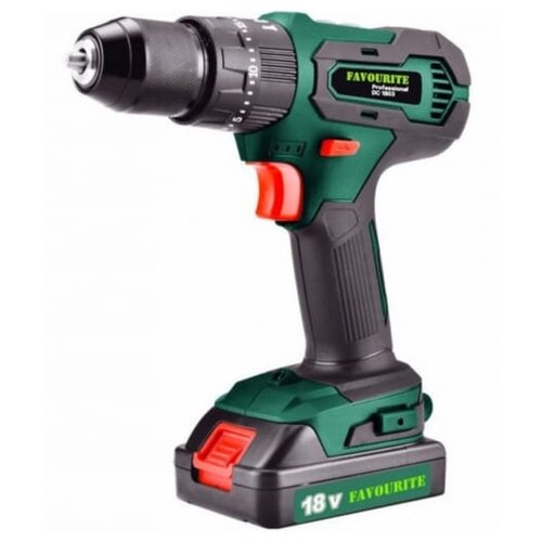 Акк дрель-шуруповёрт FAVOURITE DC 1803 18В 3Ач 45Нм 13мм уд режим Li-ion 726900₽
