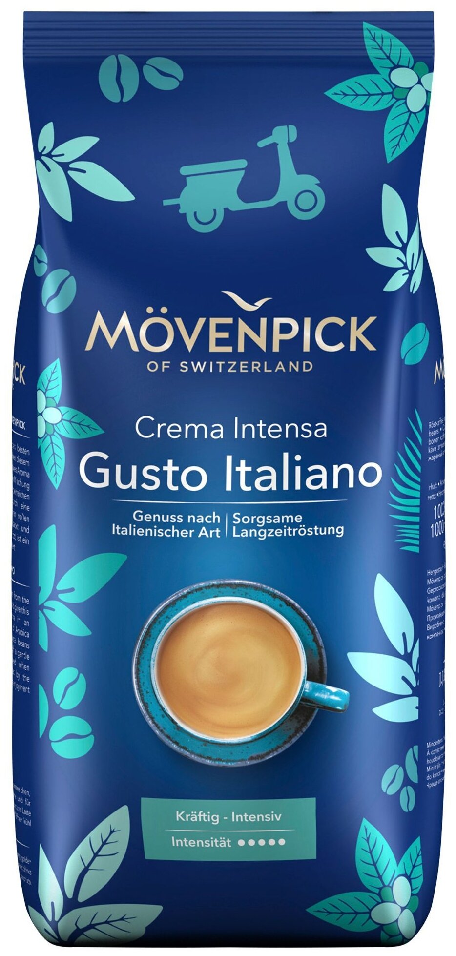 Кофе в зёрнах MOVENPICK CAFFE CREMA GUSTO ITALIANO, 1 кг